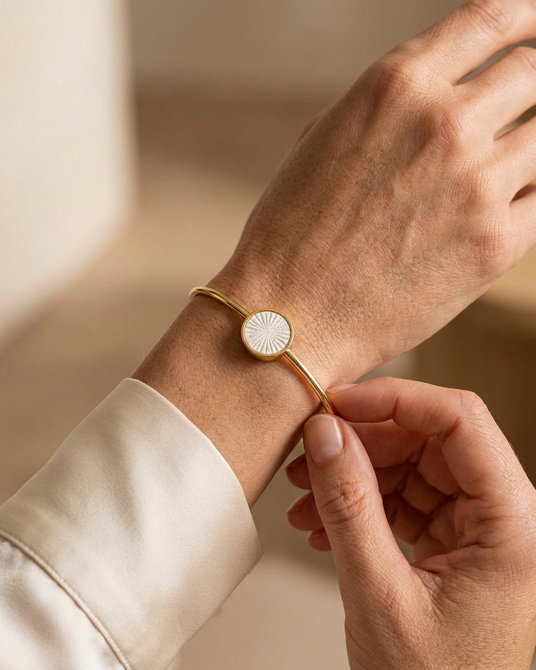 Classic Bracelet worn on the wrist, editorial still 3
