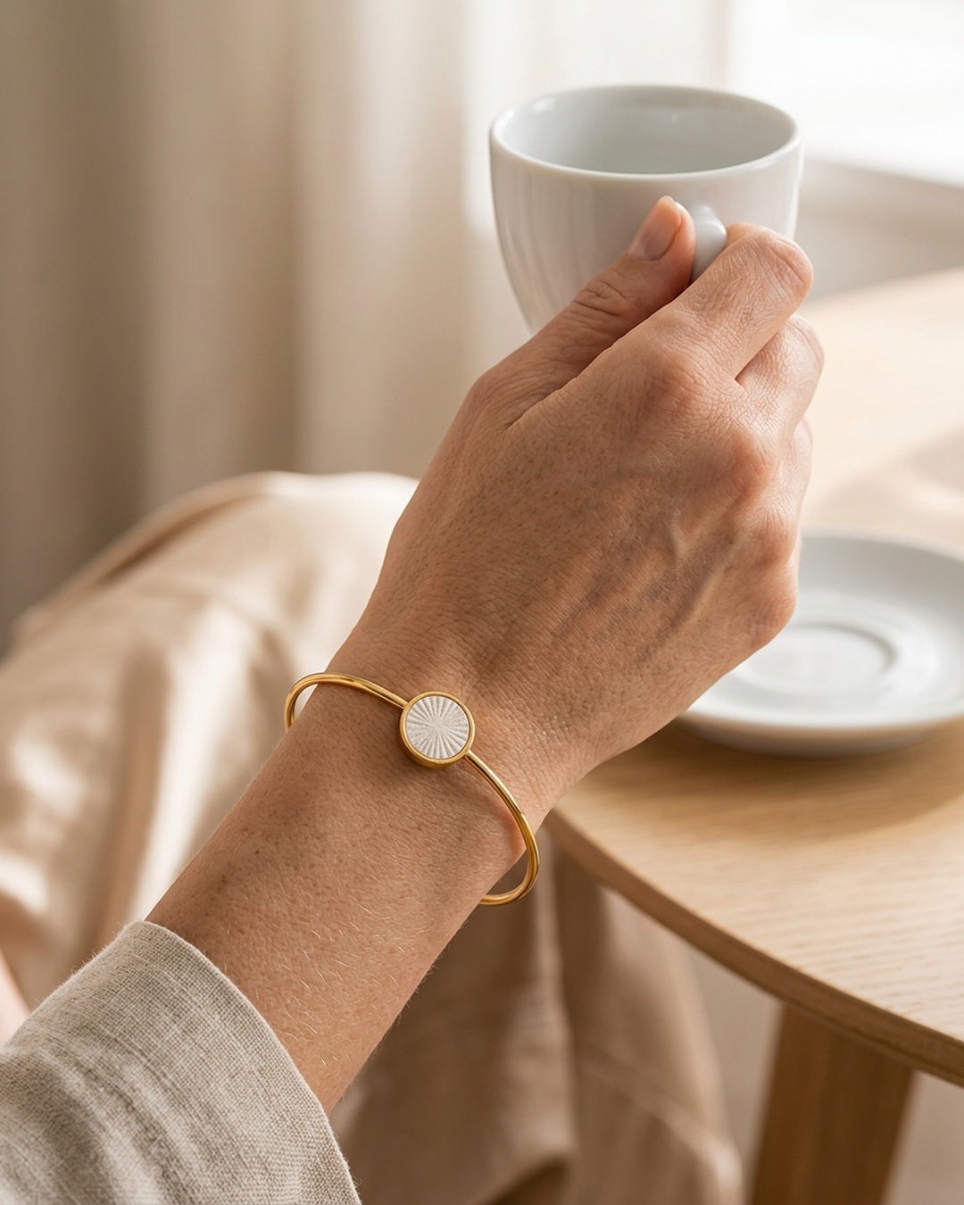 Classic Bracelet worn on the wrist, editorial still 5